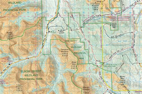 Kananaskis Country Maps