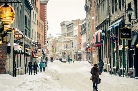 A few winter images of Old Montreal