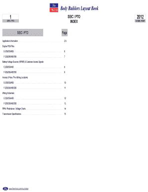 Ford Body Builders Layout Book - Fill and Sign Printable Template Online