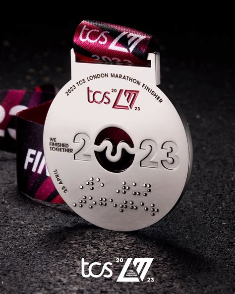 TCS London Marathon on Twitter: "Well worth the wait. Your 2023 TCS London Marathon medal 😍 # ...