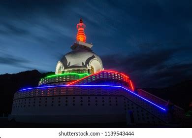 152 Shanti Stupa At Night Images, Stock Photos, 3D objects, & Vectors | Shutterstock