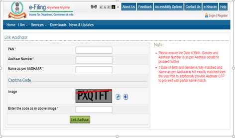 How to Link Aadhaar Number to PAN?