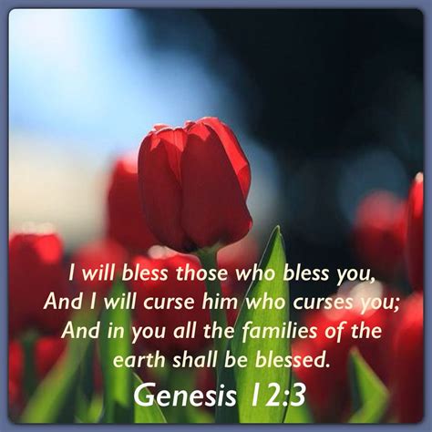 Genesis 12:3 | Inspirational scripture, Encouraging scripture, In the beginning god