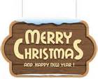 Merry Christmas Wooden Sign PNG Clipart Image | Gallery Yopriceville ...
