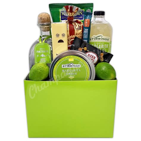 Patron Silver Margarita Gift Basket - Champagne Life Gift Baskets