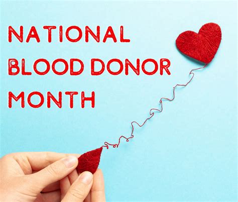 Community Financial Money Matter$ Blog: January is National Blood Donor ...