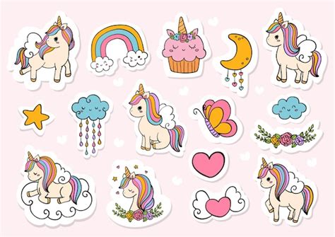 Printable Kawaii Unicorn Stickers Kawaii Stickers Printable, 44% OFF