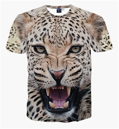 big leopard printed short sleeve t shirt lover's summer t shirt free ...