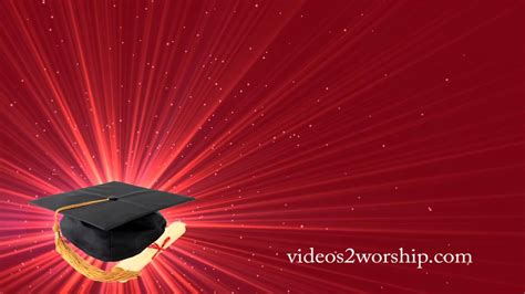 Graduation Motion Background Seamless Video - YouTube