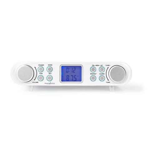 FM Radio Under-Cabinet Radio 30 Preset Stations Display with Automatic ...