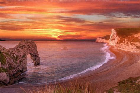 Durdle Door Sunset | Scenery photography, Jurassic coast, Dorset