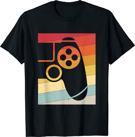 Gaming Gamer Gaming Controller Retro Vintage T-Shirt: Amazon.co.uk: Clothing