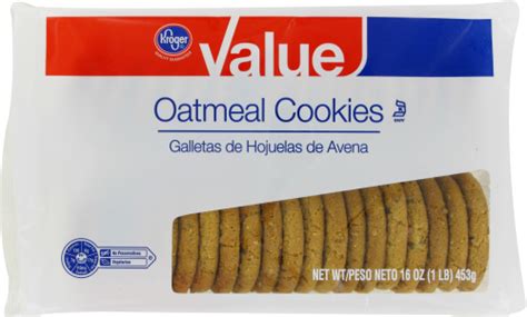 Kroger® Value Oatmeal Cookies, 16 oz - Ralphs