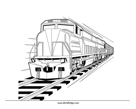 Train Coloring Pages Printable - Coloring Home