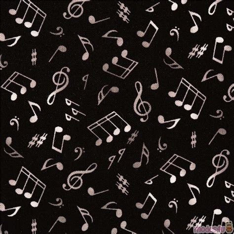 Black And White Wallpaper Music Notes