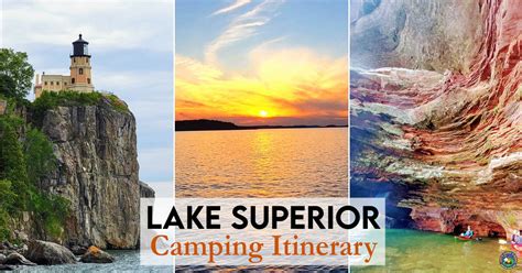 Lake Superior Camping Itinerary Map & Guide