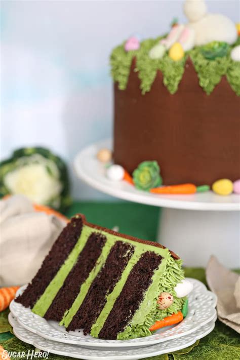 Chocolate Easter Bunny Cake - SugarHero