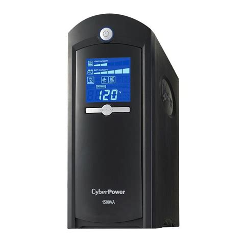 CyberPower 1500VA 8-Outlet UPS Battery Backup with LCD Display LX1500G ...