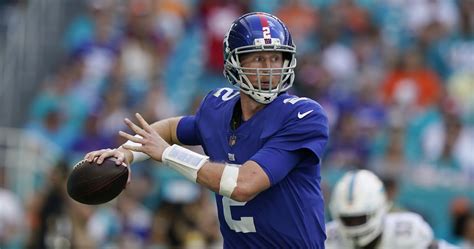 Giants' Mike Glennon Clears Concussion Protocol, Will Start vs ...