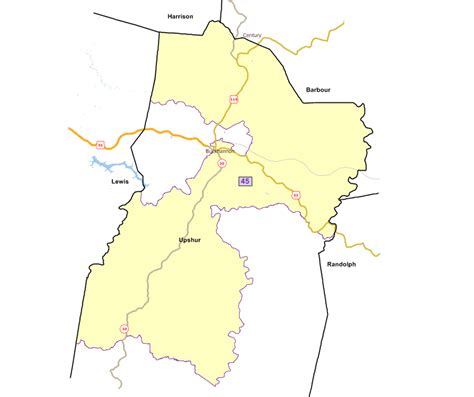 West Virginia Legislature's District Maps