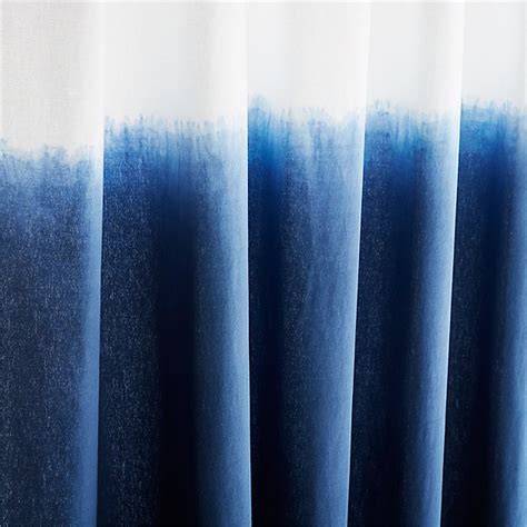 blue ombre shower curtain | CB2