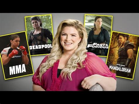 Super Heavy Weight Gina Carano Breaks Down Her Career Highlights | From MMA to the Mandalorian ...