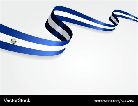 El salvador flag background Royalty Free Vector Image