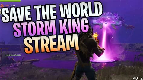 Fortnite - Save The World Storm King Livestream - YouTube