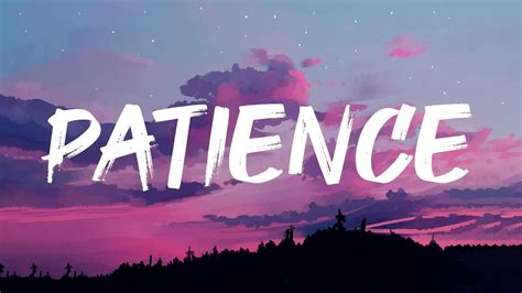 Take That - Patience (Lyrics) - YouTube