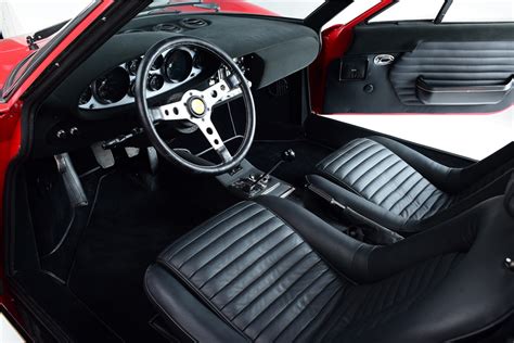 1972 Ferrari dino 248 gt interior - TeamSpeed