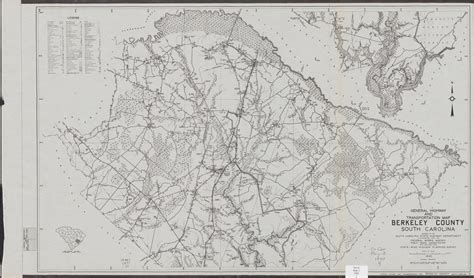 1940 Road Map of Berkeley County, South Carolina