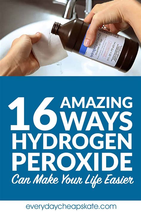 24 Hydrogen Peroxide Cleaning Uses • Everyday Cheapskate