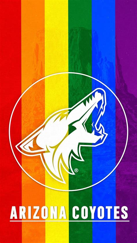 [Yotes Twitter] Wallpaper Wednesday Pride 2021 x Yotes : Coyotes