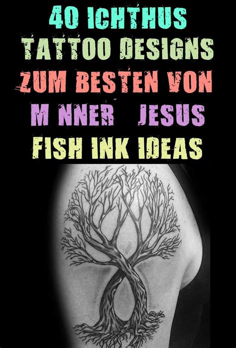 40 Ichthus Tattoo Designs zum Besten von Männer – Jesus Fish Ink Ideas | Tattoo designs, Jesus, Ink