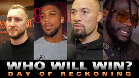 ANTHONY JOSHUA VS OTTO WALLIN, DEONTAY WILDER VS JOSEPH PARKER - WHO WILL WIN? - THE ARRIVAL ...