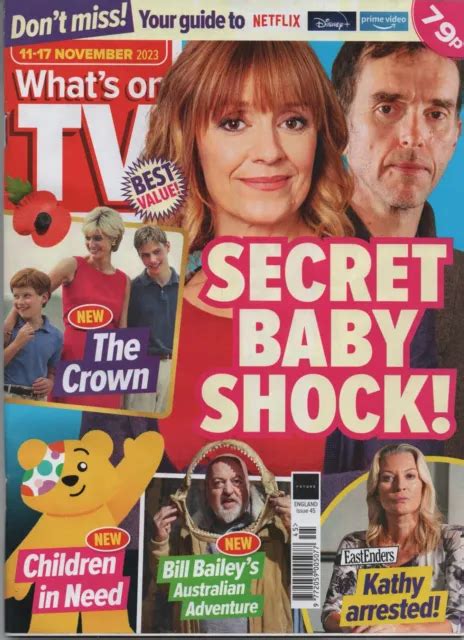 WHATS ON TV 11 November 2023 Emmerdale Rhona / Marlon (UK Magazine) EUR ...