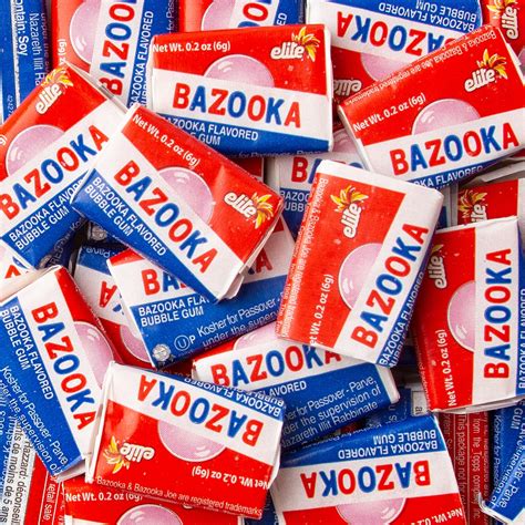 Elite Original Bazooka Bubble Gum - 30CT Bag • Kosher for Passover Gum • Kosher for Passover ...