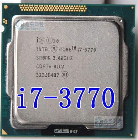 Intel Core i7 3770 I7 3770 3.4GHz 8M 5.0GT/s LGA 1155 SR0PK CPU Desktop Processor in stock can ...