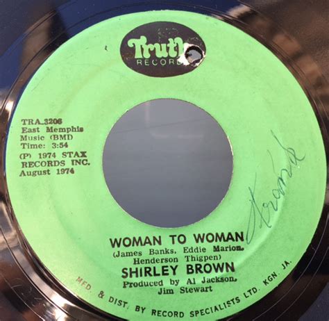 Shirley Brown - Woman To Woman (1974, Vinyl) | Discogs