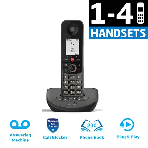 BT Advanced Phone | With Answering Machine | 090638 | 090639 | 090640 ...