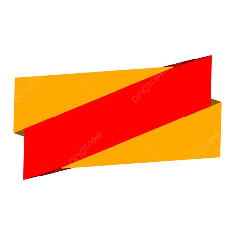 Folded Banner Vector Hd Images, Download The Orange And Red Folding ...