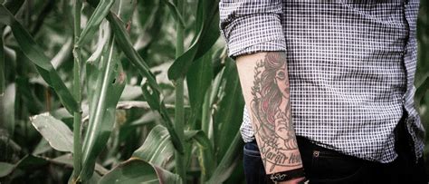 Free Images : man, grass, person, flower, spring, green, tattoo, corn ...