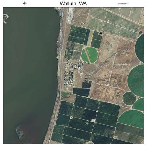 Aerial Photography Map of Wallula, WA Washington