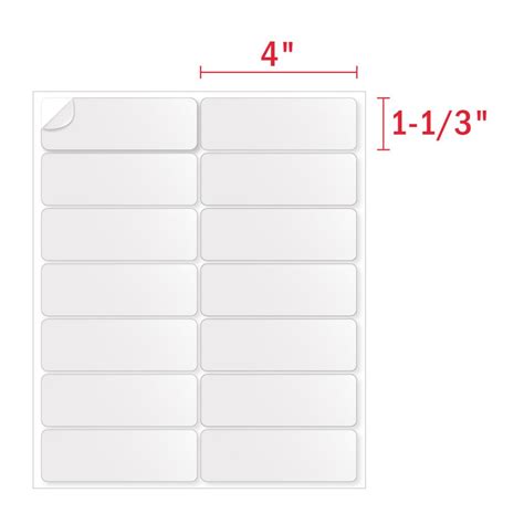 3-1/3″ x 4″ Shipping Labels - 6 per Sheet - enKo Products