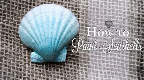 How to Paint Seashells - It's so easy!! — The Magic Crafter | Sea ...