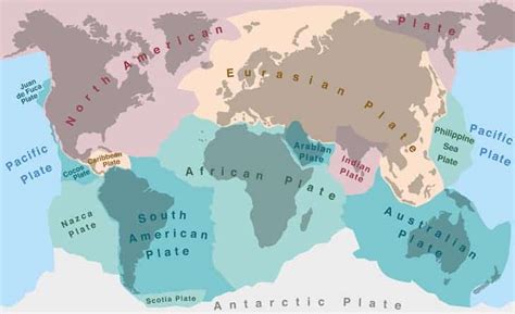 7 Major Tectonic Plates Of The Earth - The Earth Images Revimage.Org