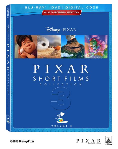 Pixar Shorts Films Collection Volume 3 Comes to Blu-ray and Digital, grab your popcorn and sit ...