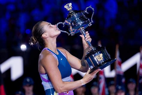 Watch: Aryna Sabalenka throws her smashed racket into trash can ...