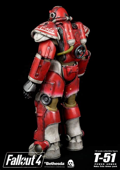 Fallout 4: T-51 Power Armor – Nuka Cola Armor Pack by ThreeZero - The Toyark - News