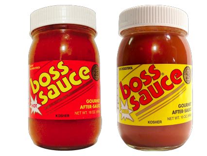 BOSS SAUCE MILD/HOT-16 OZ. (12 COUNT) | Sauce, Hot, Spicy